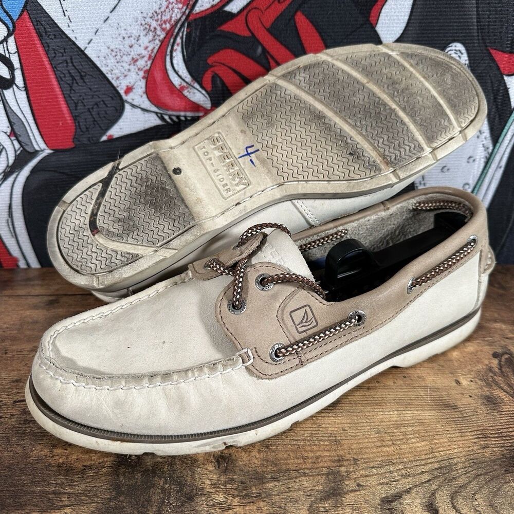 Size 10 - Sperry Top Sider 2-Eye Brown Boat Shoe Loafer Tarpon Mens Slip 0773770